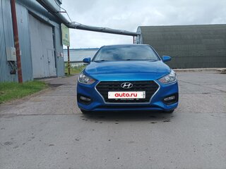 2018 Hyundai Solaris II, синий, 1250000 рублей, вид 2