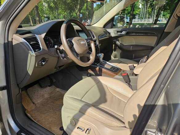 2013 Audi Q5 I (8R) Рестайлинг, бежевый, 1940000 рублей - вид 7