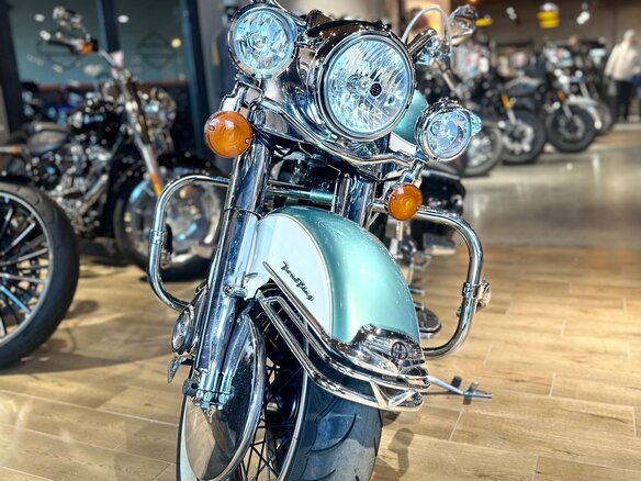 2002 Harley-Davidson Road King, зелёный, 1250000 рублей - вид 2