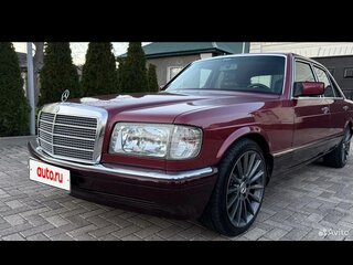 1991 Mercedes-Benz S-Класс 300 II (W126) Рестайлинг, красный, 1299000 рублей, вид 2