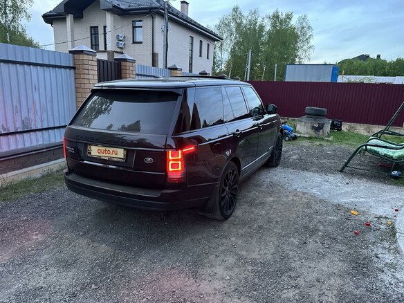 2014 Land Rover Range Rover IV, чёрный - вид 8