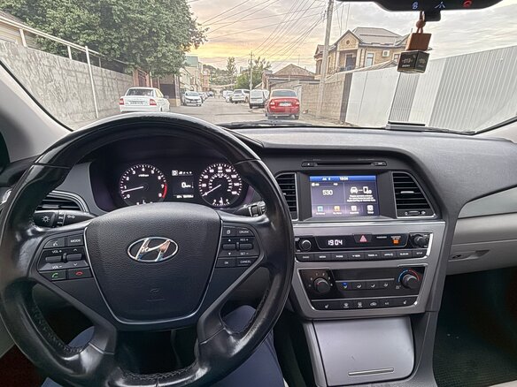 2016 Hyundai Sonata VII (LF), синий, 1450000 рублей - вид 12