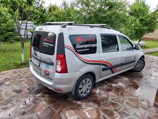 2014 Lada (ВАЗ) Largus I, серебристый, 725000 рублей, вид 4