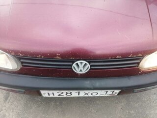 1992 Volkswagen Golf III, красный, 290000 рублей, вид 2