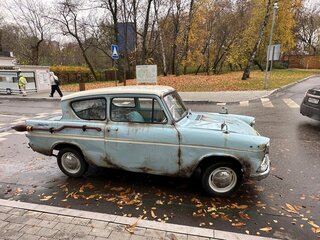 1962 Ford Anglia 123E IV 105E, голубой, 1500000 рублей, вид 5