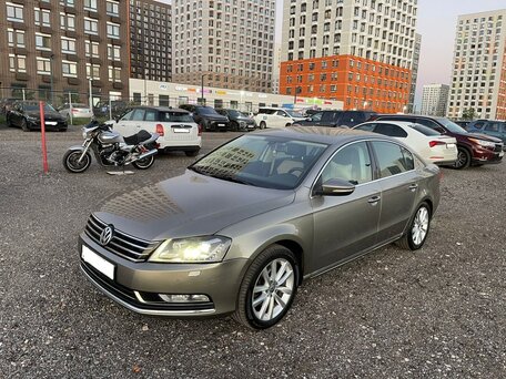 2012 Volkswagen Passat B7, бежевый, 899000 рублей, вид 1