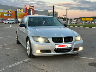 2007 BMW 3 серии 325i V (E90/E91/E92/E93), серебристый, 890000 рублей, вид 2
