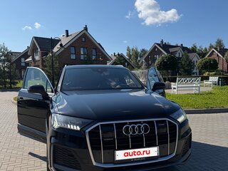2021 Audi Q7 45 TDI II (4M) Рестайлинг, чёрный, 6500000 рублей, вид 1