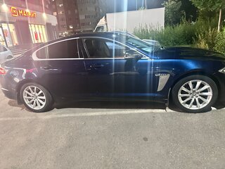 2013 Jaguar XF I Рестайлинг, синий, 1250000 рублей, вид 3