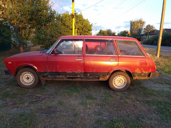 1992 Lada (ВАЗ) 2104 5-speed, красный, 110000 рублей - вид 7