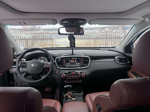2017 Kia Sorento III Prime Рестайлинг, чёрный, 3100000 рублей - вид 7