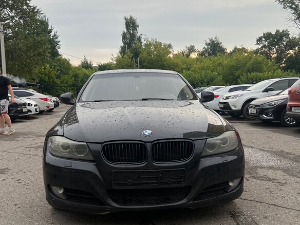 2011 BMW 3 серии 318i V (E90/E91/E92/E93) Рестайлинг, чёрный