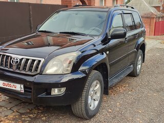 2007 Toyota Land Cruiser Prado 5-speed 120 Series Рестайлинг, чёрный, 2550000 рублей, вид 1