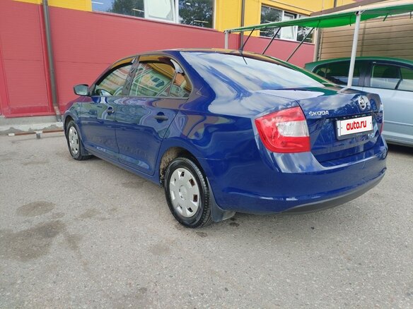 2015 Skoda Rapid I, синий, 730000 рублей - вид 7