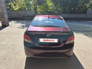 2012 Hyundai Solaris I, фиолетовый, 650000 рублей, вид 4