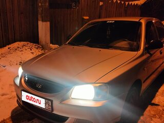 2005 Hyundai Accent ТагАЗ II, серебристый, 455000 рублей, вид 3