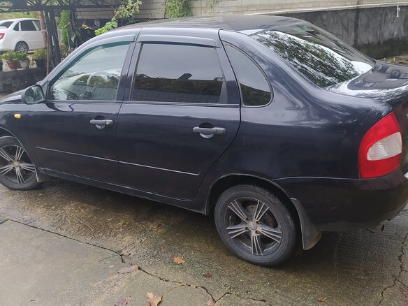 2009 Lada (ВАЗ) Kalina I, синий, 335000 рублей - вид 6