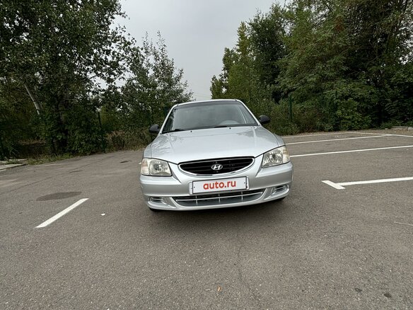 2004 Hyundai Accent ТагАЗ II, серый, 610000 рублей - вид 5