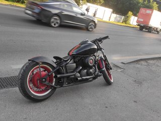 1999 Yamaha XVS400 Drag Star, серый, 360000 рублей, вид 4