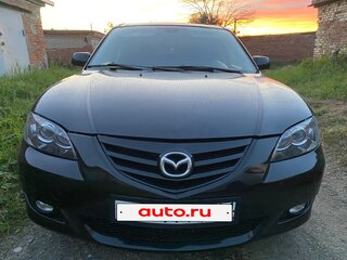 2006 Mazda 3 I (BK) Рестайлинг, чёрный, 400000 рублей, вид 3