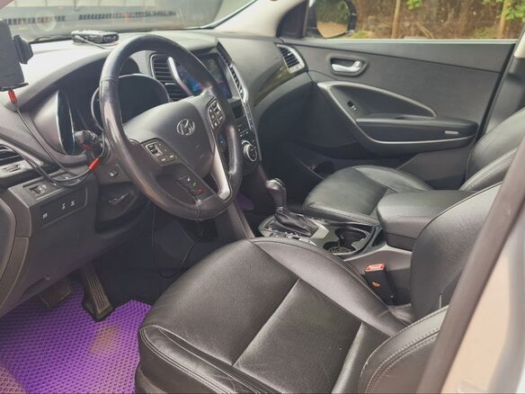2013 Hyundai Santa Fe Grand III, серый, 2400000 рублей - вид 8