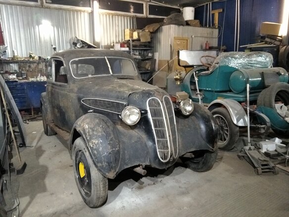 1937 BMW 321 I, чёрный