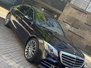 2020 Mercedes-Benz S-Класс 450 Long VI (W222, C217) Рестайлинг, чёрный, 6400000 рублей, вид 2