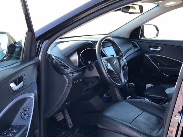 2017 Hyundai Santa Fe III Рестайлинг, чёрный - вид 24