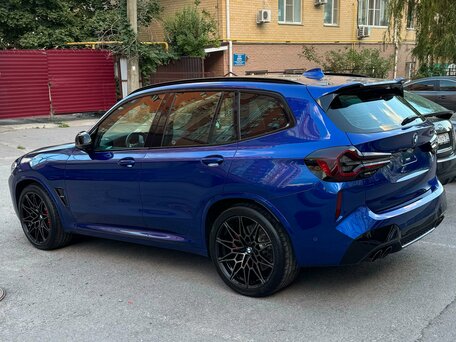 2022 BMW X3 M Competition I (F97) Рестайлинг, синий, 7900000 рублей, вид 4