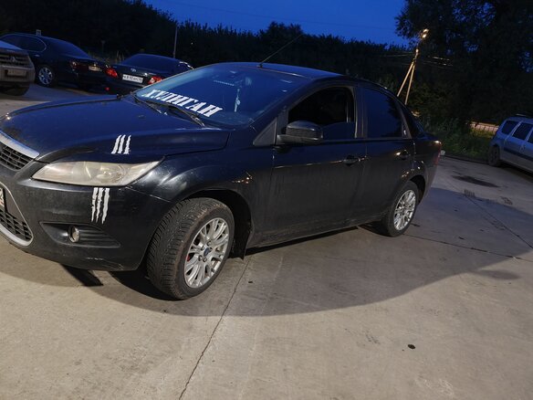 2008 Ford Focus II Рестайлинг, чёрный, 410000 рублей