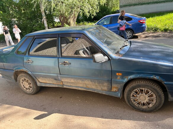 2004 Lada (ВАЗ) 2115, зелёный, 40000 рублей - вид 4
