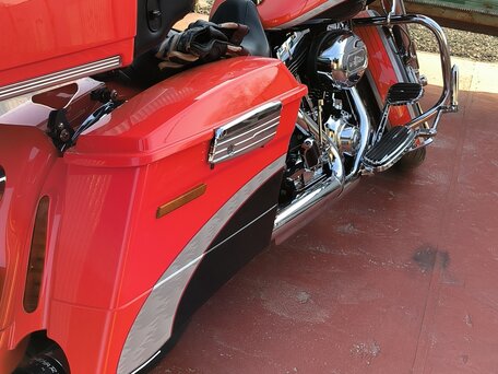 2009 Harley-Davidson Road Glide, оранжевый, 1200000 рублей, вид 2