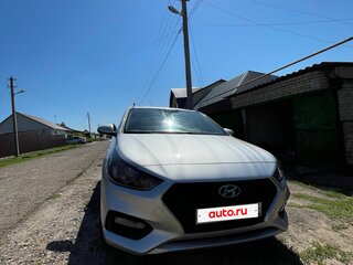 2019 Hyundai Solaris II, серебристый, 1350000 рублей, вид 1