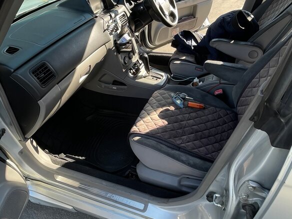 2003 Subaru Forester II, серебристый, 555000 рублей - вид 12