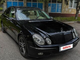 2004 Mercedes-Benz E-Класс 320 III (W211, S211), чёрный, 975000 рублей, вид 2