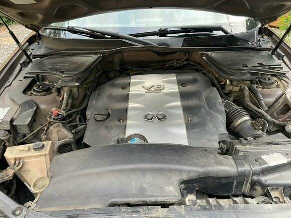 2005 Infiniti FX45 I (S50), коричневый, 900000 рублей - вид 11
