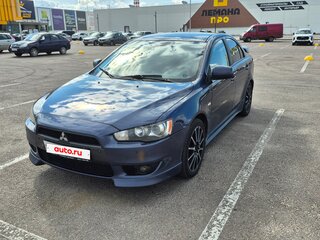 2008 Mitsubishi Lancer X, синий, 665000 рублей, вид 4
