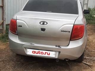 2014 Lada (ВАЗ) Granta I, серебристый, 350000 рублей, вид 4