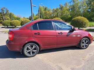 2007 Hyundai Verna II, пурпурный, 380000 рублей, вид 4