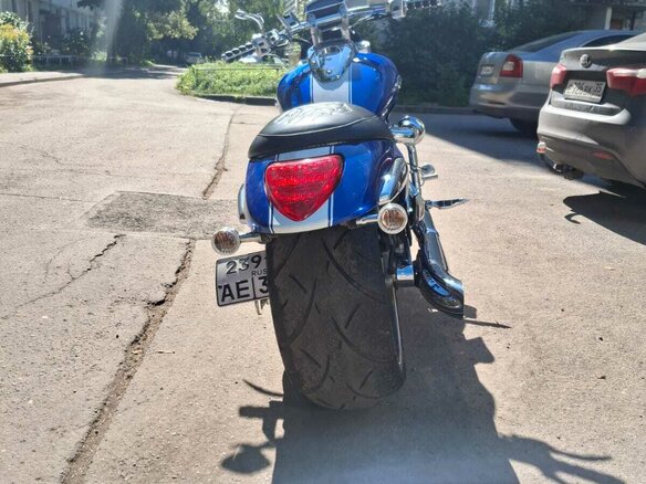 2007 Suzuki Boulevard M109R, синий, 1050000 рублей - вид 7