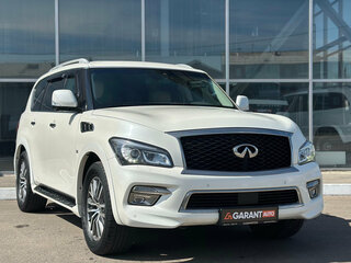 2017 Infiniti QX80 I Рестайлинг, белый, 2985000 рублей, вид 3