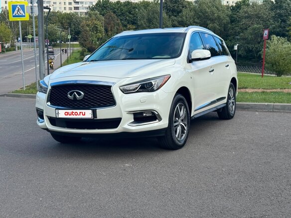 2019 Infiniti QX60 I Рестайлинг, белый