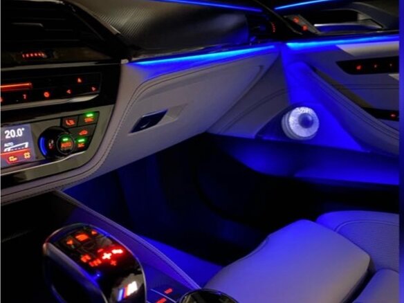 2018 BMW M5 Competition VI (F90), серебристый, 7800000 рублей - вид 12