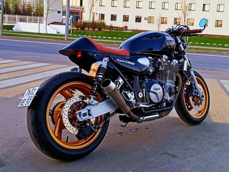 2000 Yamaha XJR1300, чёрный, 535000 рублей, вид 3