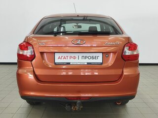 2014 Lada (ВАЗ) Granta I, оранжевый, 389000 рублей, вид 4