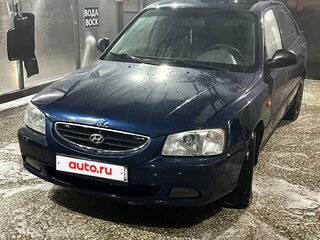 2011 Hyundai Accent ТагАЗ II, синий, 550000 рублей, вид 3