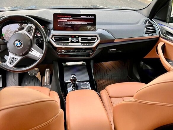 2022 BMW X3 30i xDrive III (G01) Рестайлинг, синий, 4990000 рублей - вид 8