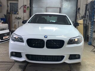 2013 BMW 5 серии 525d xDrive VI (F10/F11/F07) Рестайлинг, белый, 1850000 рублей, вид 2