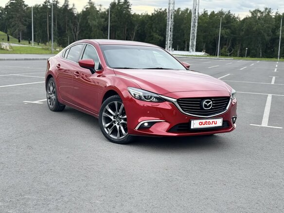 2016 Mazda 6 III (GJ) Рестайлинг, красный, 1350000 рублей