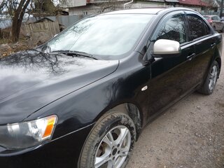2007 Mitsubishi Lancer X, чёрный, 440000 рублей, вид 3